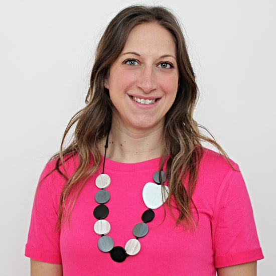 Ivory Heart and Soul Necklace - Sylca Designs - Chunky Jewelry