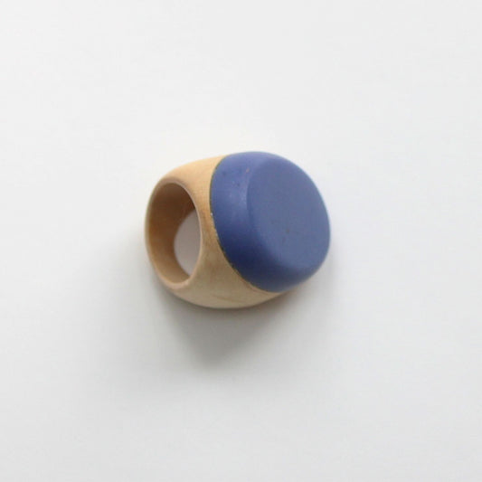 Purple Oval Ring by Sylca - Sylca Designs - Chunky Jewelry