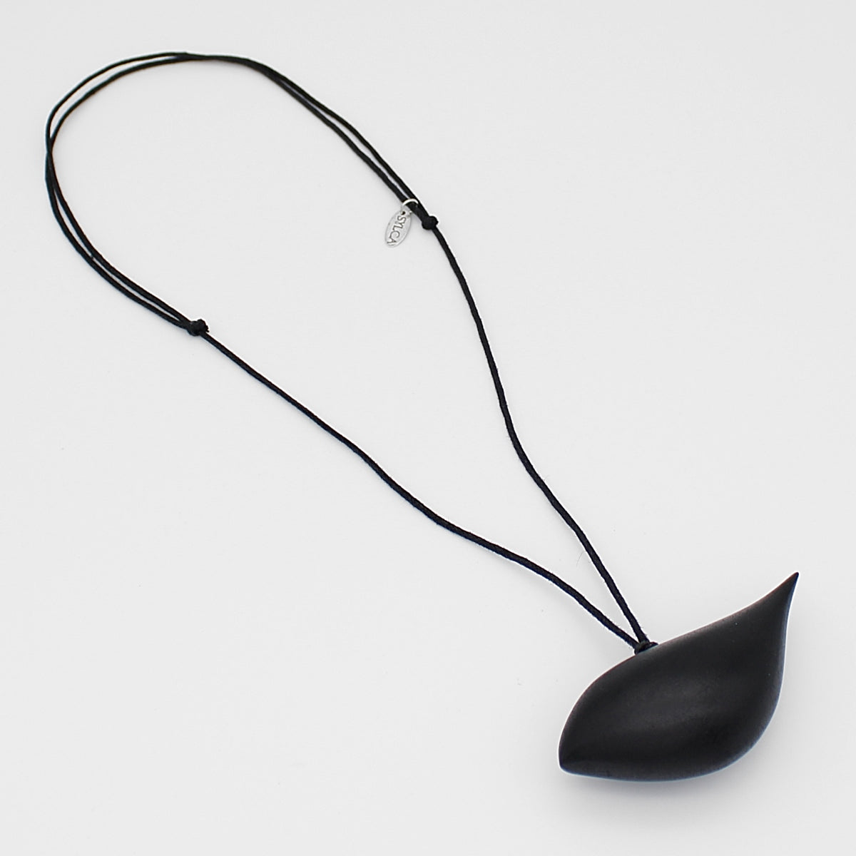 Black Robin Pendant Necklace