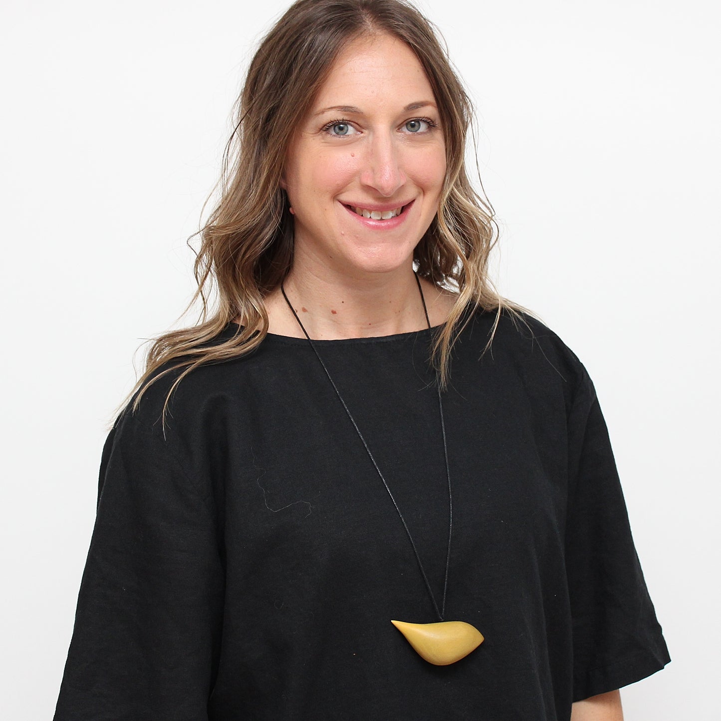 Ocher Robin Pendant Necklace
