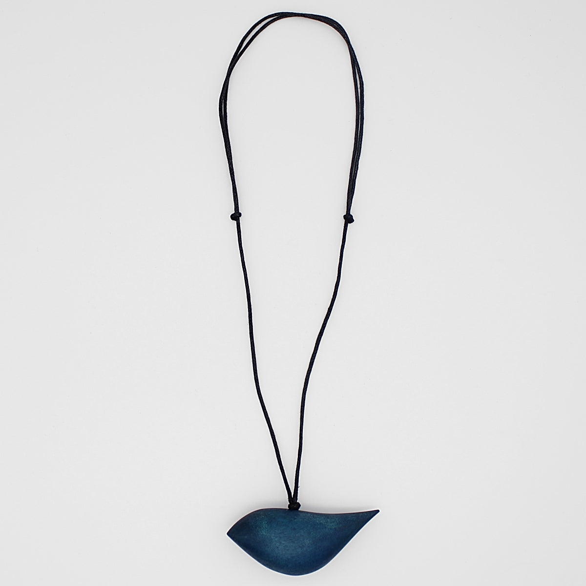 Navy Robin Pendant Necklace