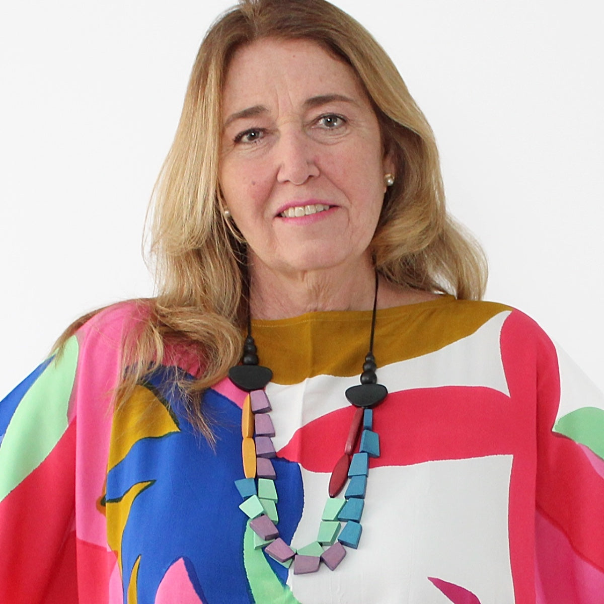 Colorful Geometric Mika Necklace - Sylca Designs - Chunky Jewelry