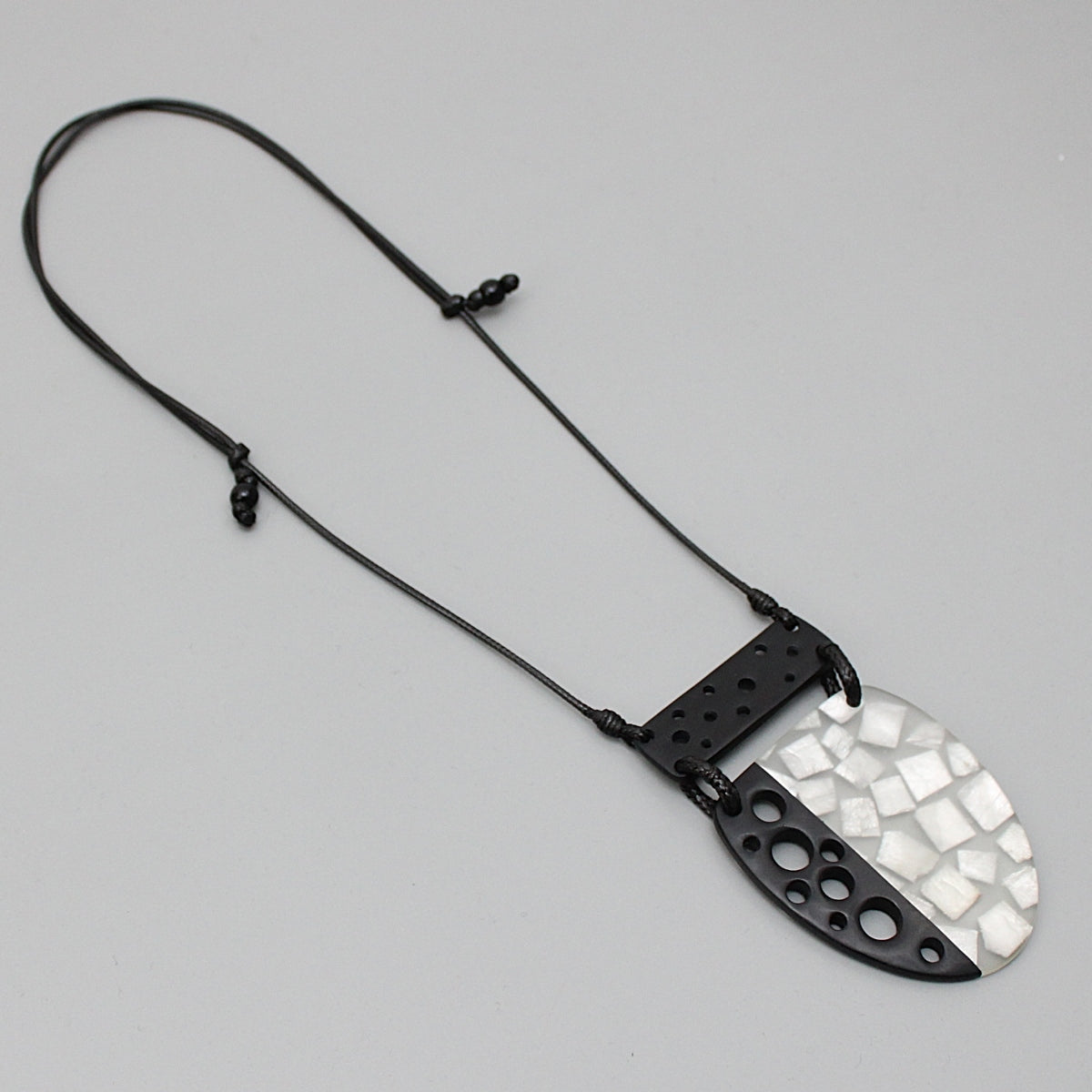 White Bethany Pendant Necklace