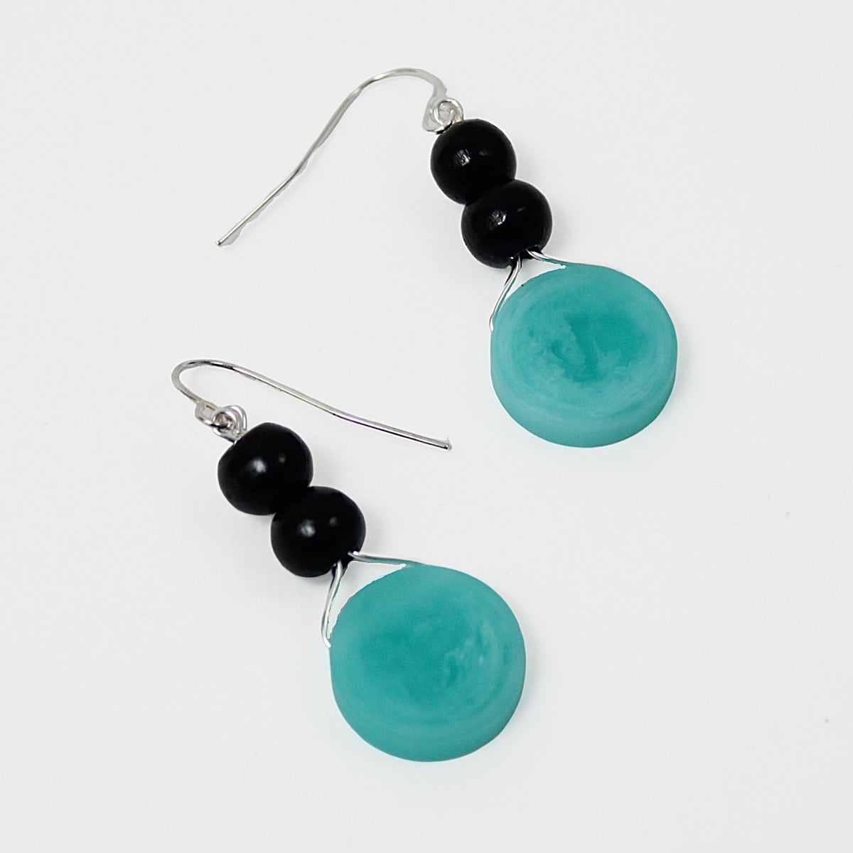 Turquoise Kali Earrings - Sylca Designs - Chunky Jewelry