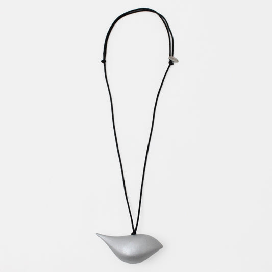 Silver Robin Pendant Necklace - Sylca Designs - Chunky Jewelry