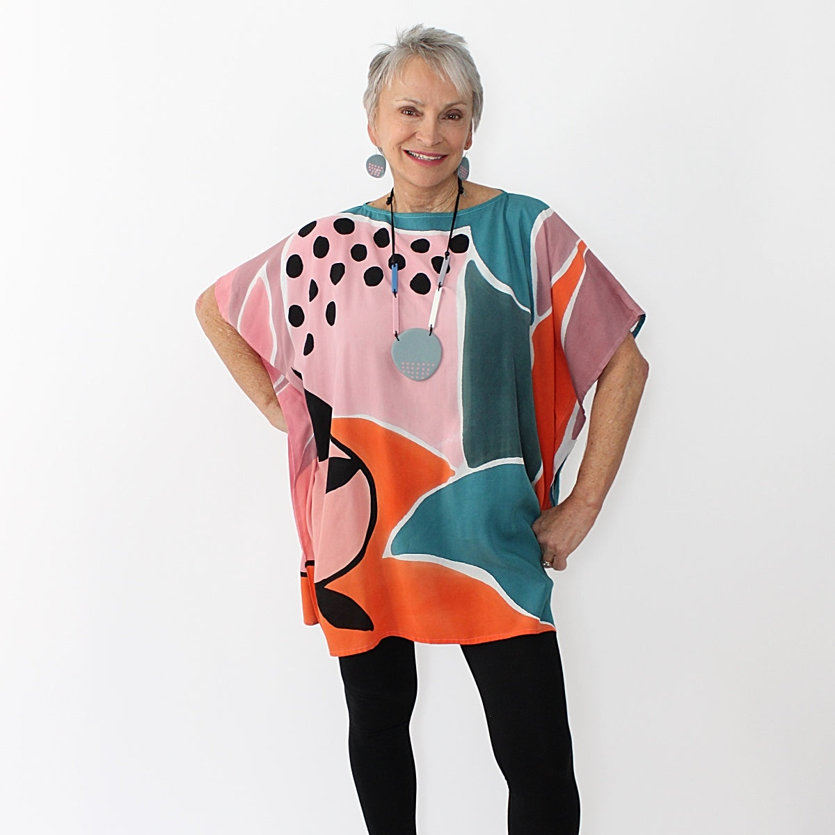 Pastel Blouse - Sylca Designs - Chunky Jewelry