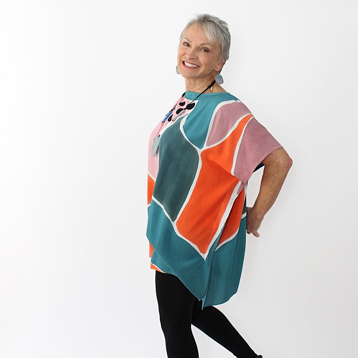 Pastel Blouse - Sylca Designs - Chunky Jewelry