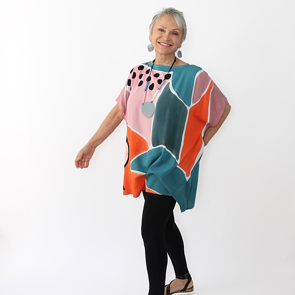 Pastel Blouse - Sylca Designs - Chunky Jewelry