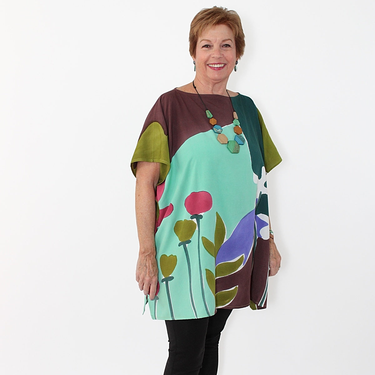 Garden Blouse - Sylca Designs - Chunky Jewelry