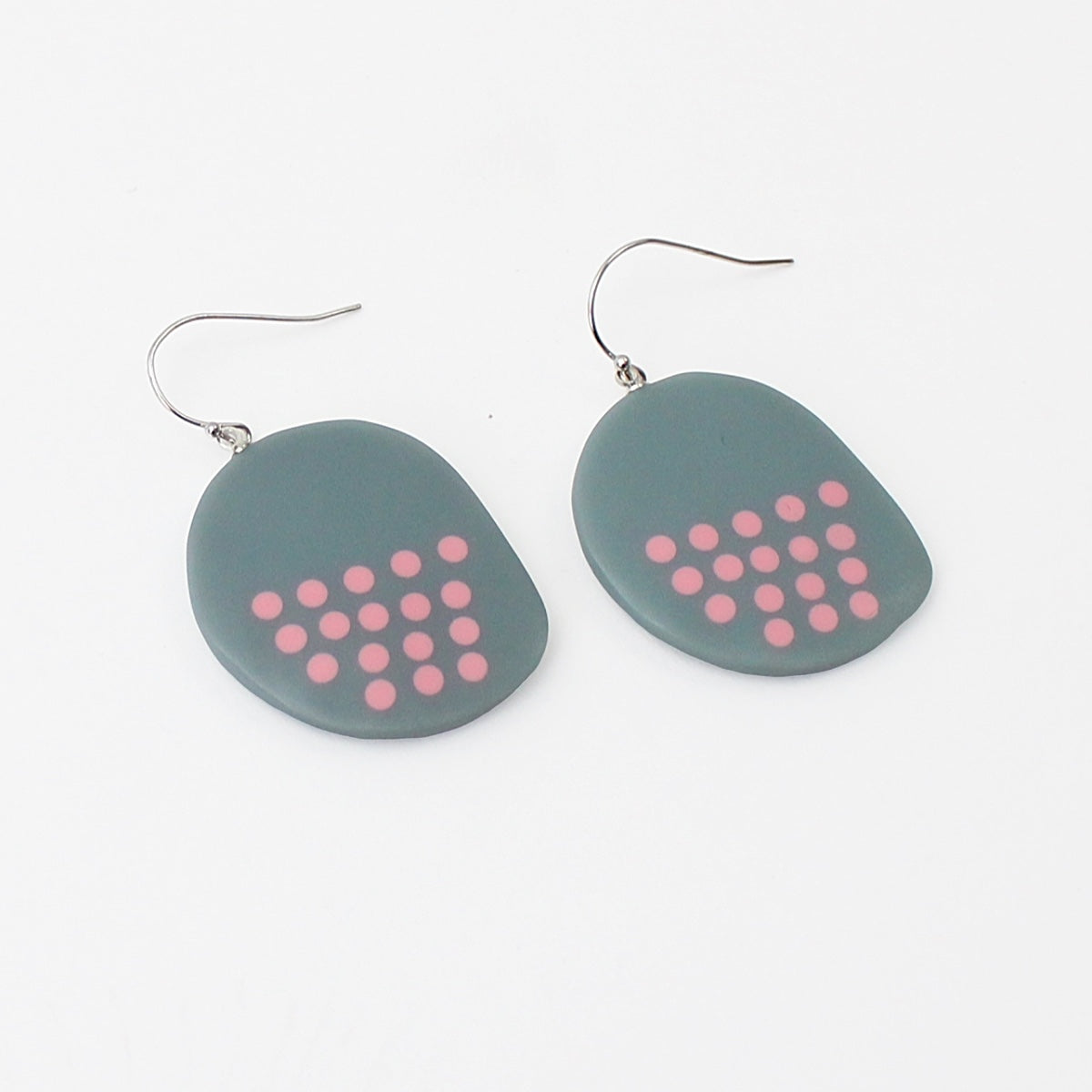Grey Colsie Earrings - Sylca Designs - Chunky Jewelry