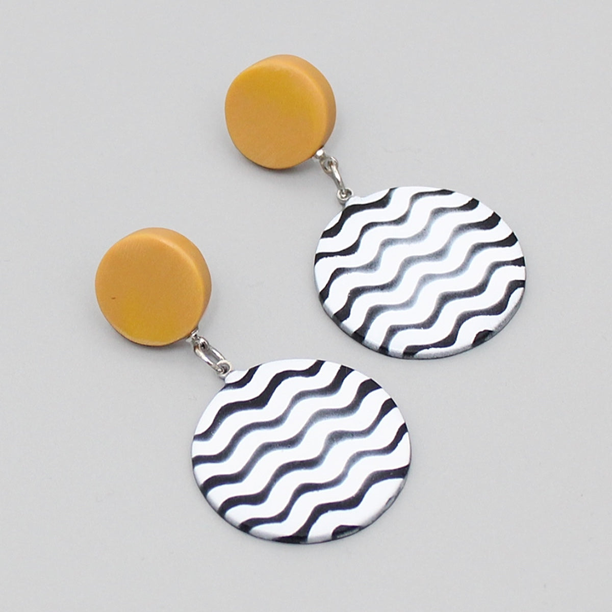 Mustard Lunetta Earrings