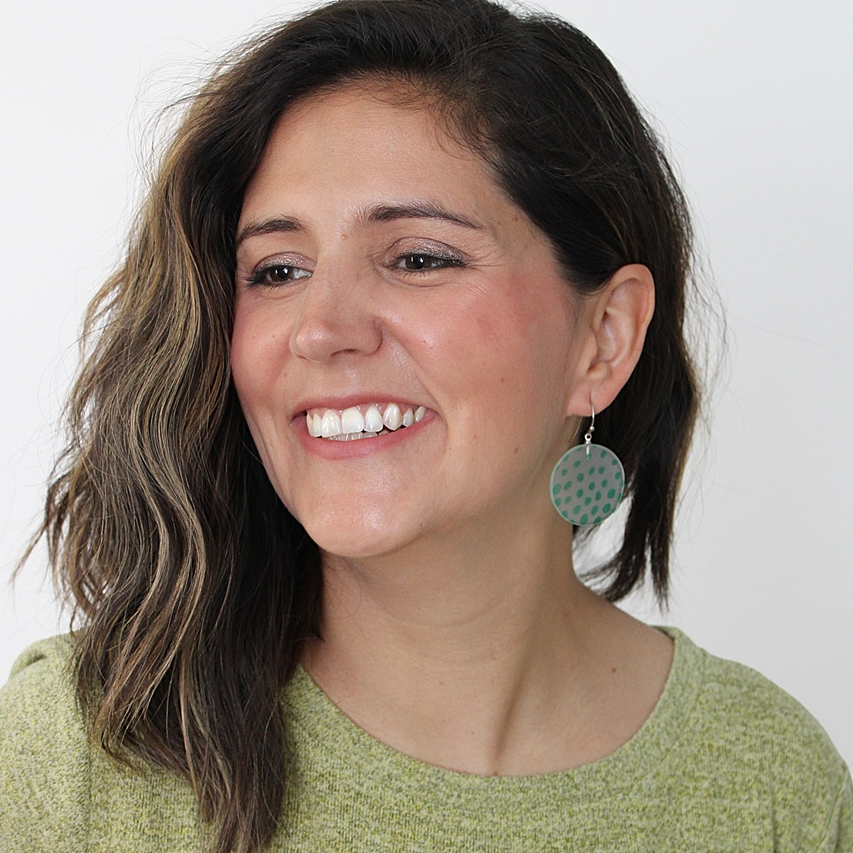 Green Maureen Earrings