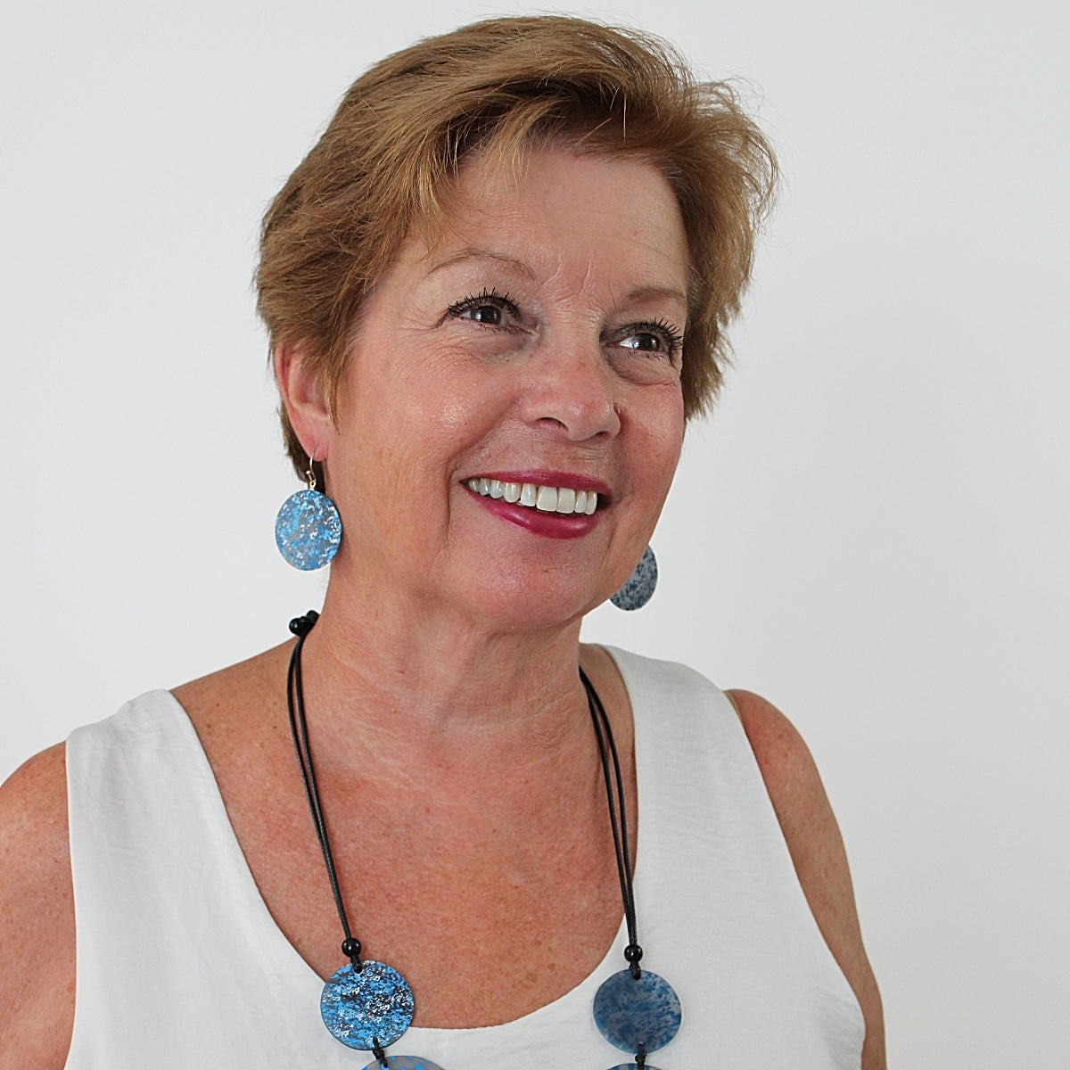 Blue Rosalyn Earrings