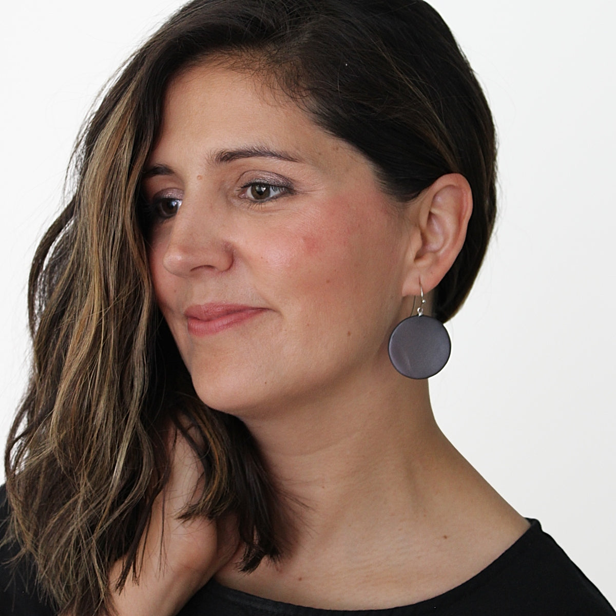 Navy Jo Earrings - Sylca Designs - Chunky Jewelry
