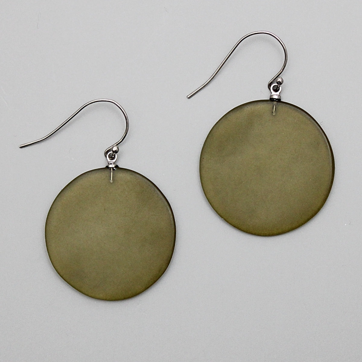 Olive Green Jo Earrings