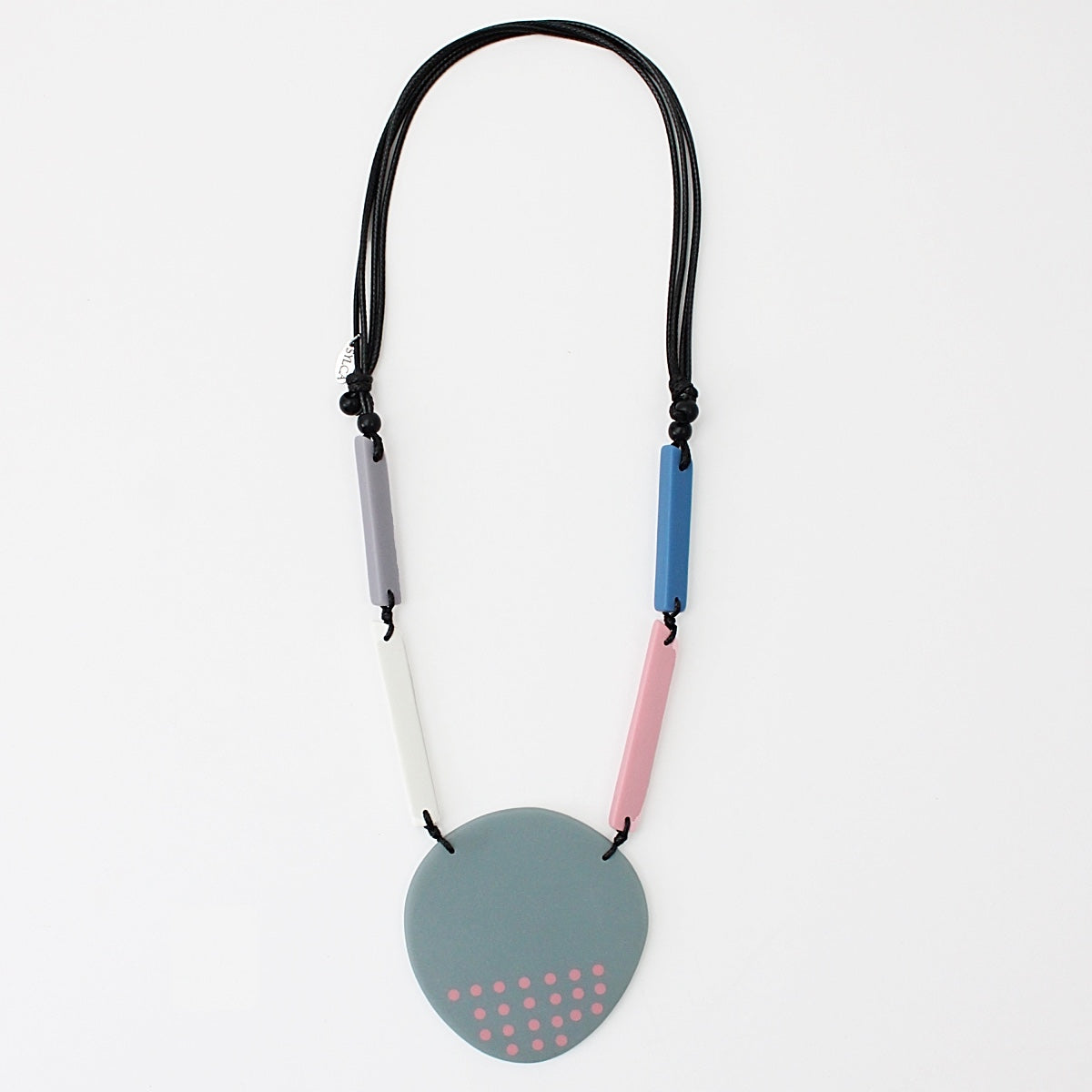 Grey Colsie Pendant Necklace - Sylca Designs - Chunky Jewelry