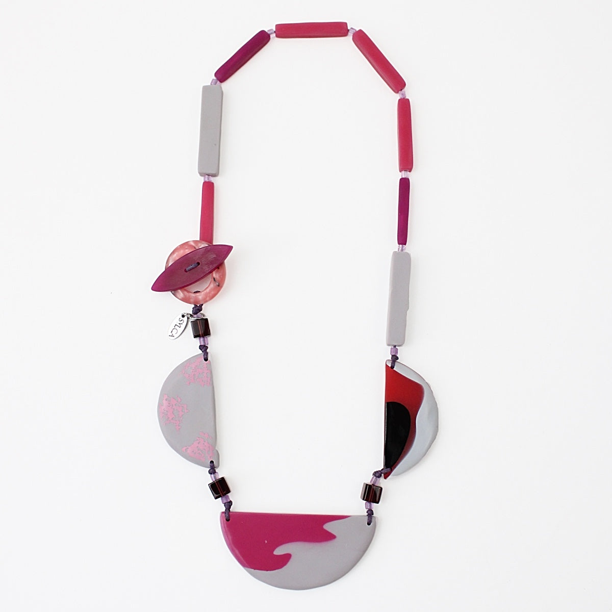Pink Anisa Necklace - Sylca Designs - Chunky Jewelry