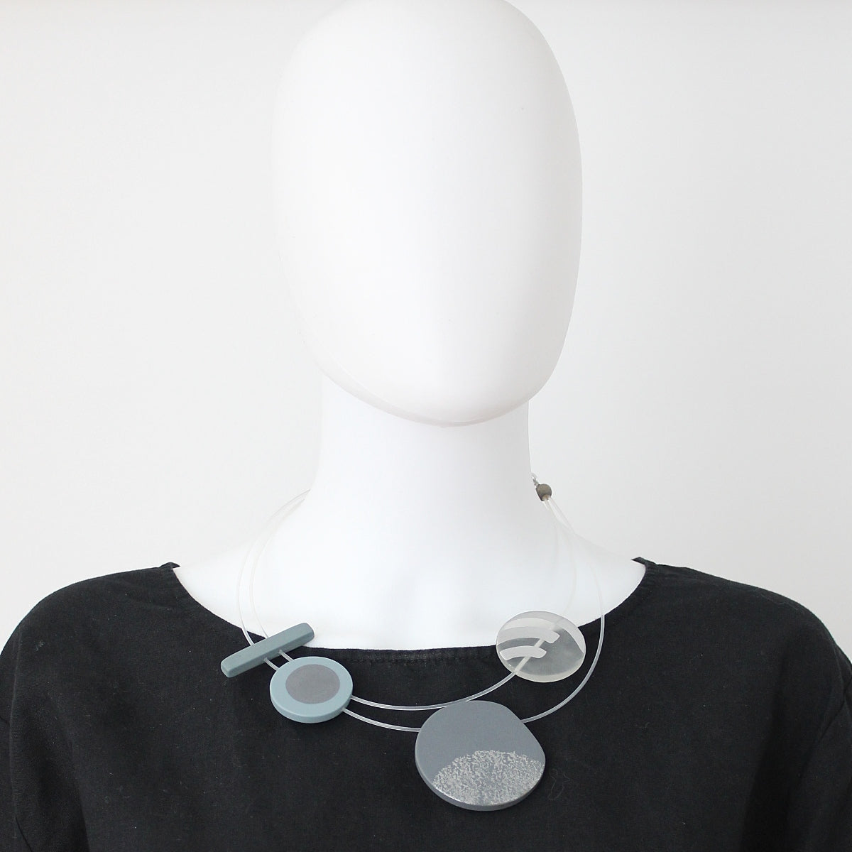 Grey Kira Statement Necklace