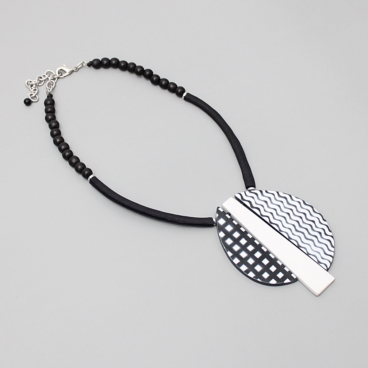 White Lunetta Necklace