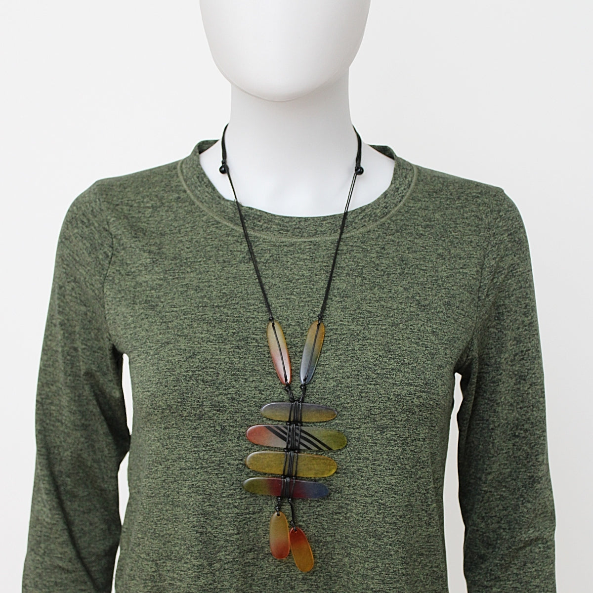 Multi Color Bennett Pendant Necklace
