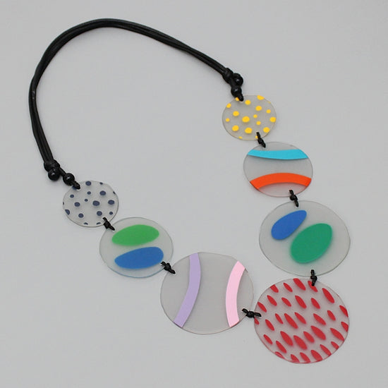 Multi Color Regan Necklace - Sylca Designs - Chunky Jewelry