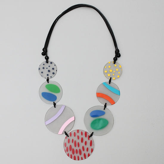 Multi Color Regan Necklace - Sylca Designs - Chunky Jewelry