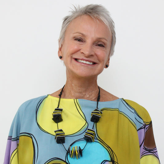 Olive Leather Zarinda Necklace - Sylca Designs - Chunky Jewelry