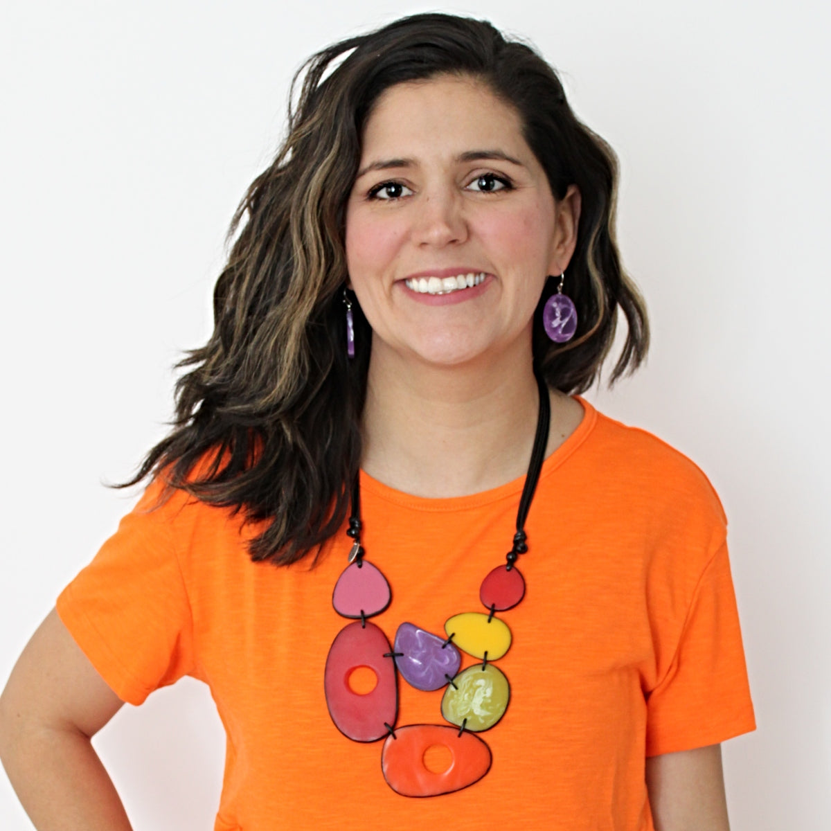 Raven Multicolor Necklace - Sylca Designs - Chunky Jewelry