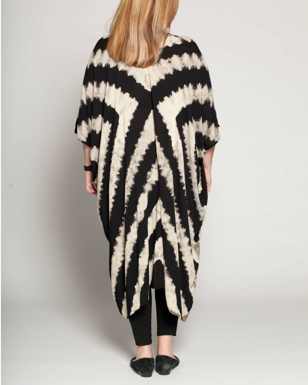 Hand decorated geometric maxi dress