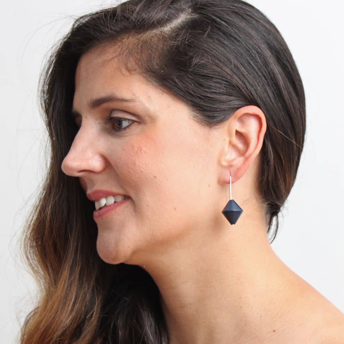 Blue UFO Earrings - Sylca Designs - Chunky Jewelry