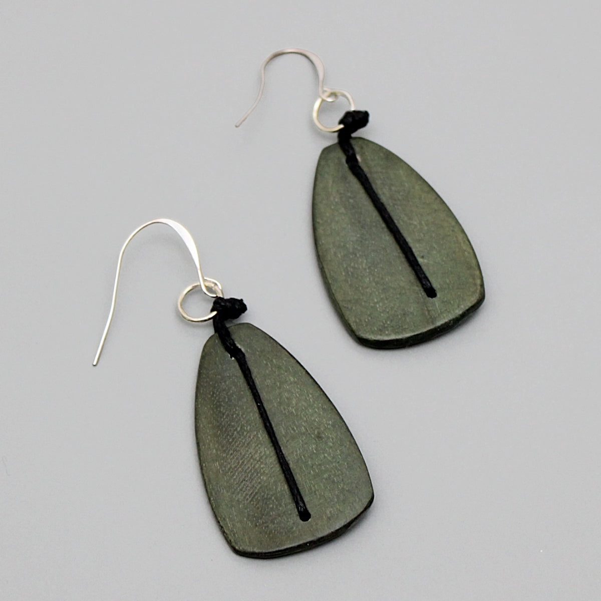 Wooden Green Margaret Earrings