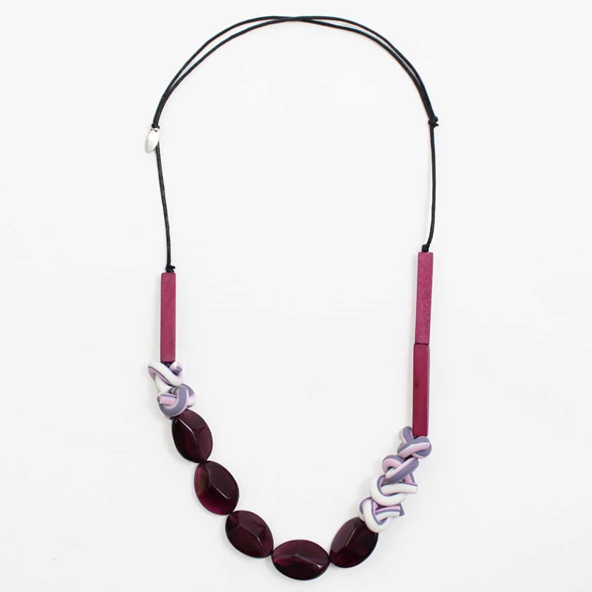 Shades of Purple Shea Necklace