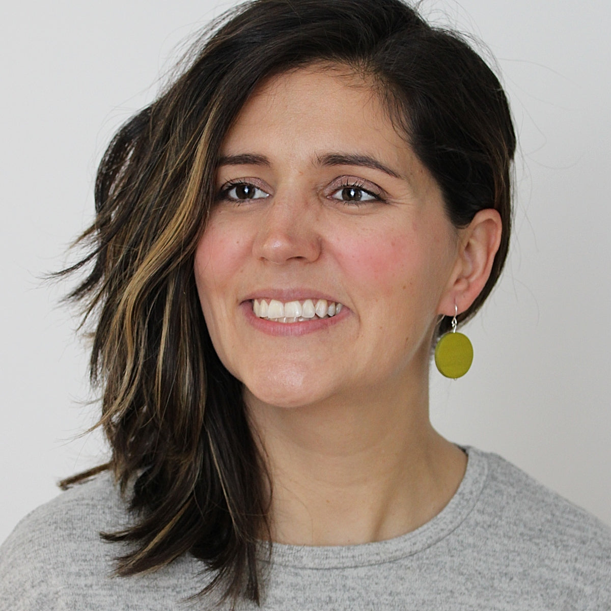 Lime Dot Rosie Earrings