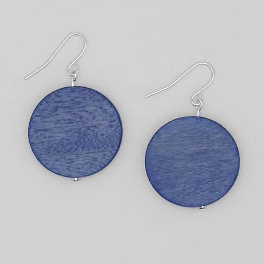 Periwinkle Dot Rosie Earrings - Sylca Designs - Chunky Jewelry