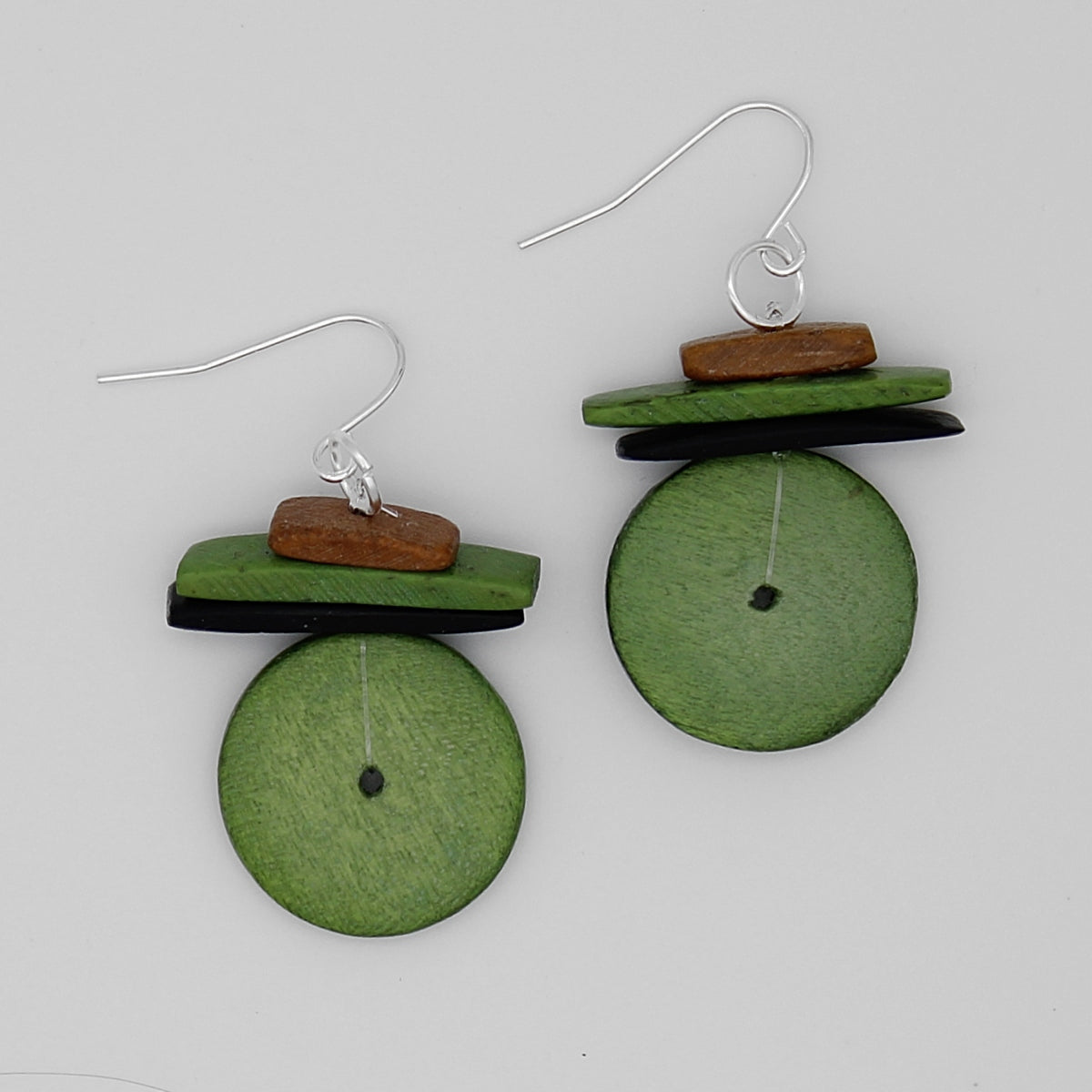 Green Elaine Earrings
