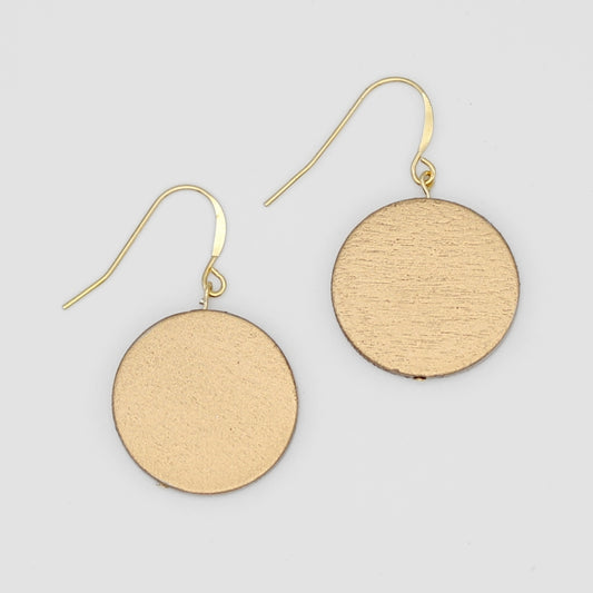 Gold Dot Rosie Earrings - Sylca Designs - Chunky Jewelry