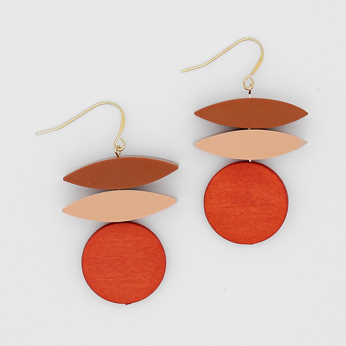 Isabel Shades of Orange Earrings