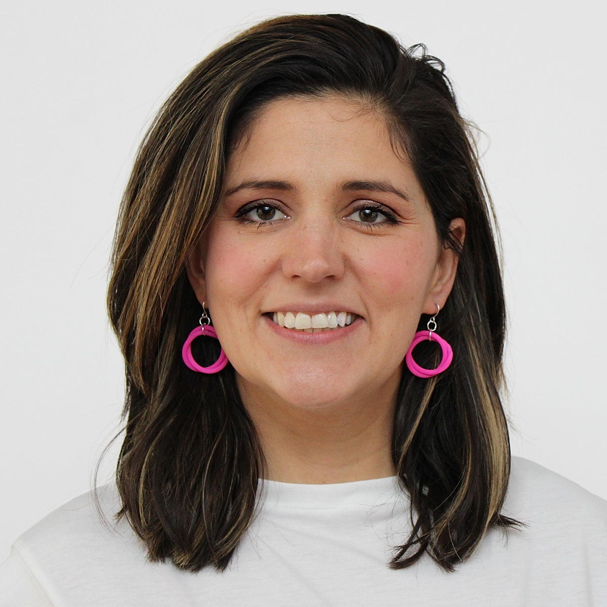 Pink Cefalu Swirl Earring