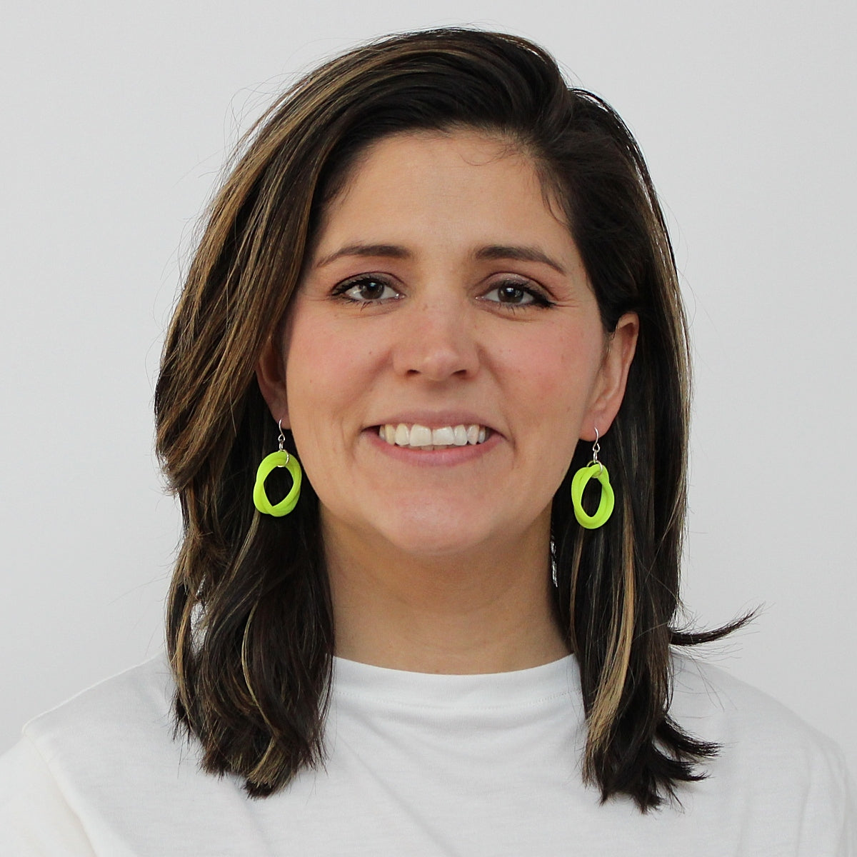 Neon Cefalu Swirl Earring - Sylca Designs - Chunky Jewelry