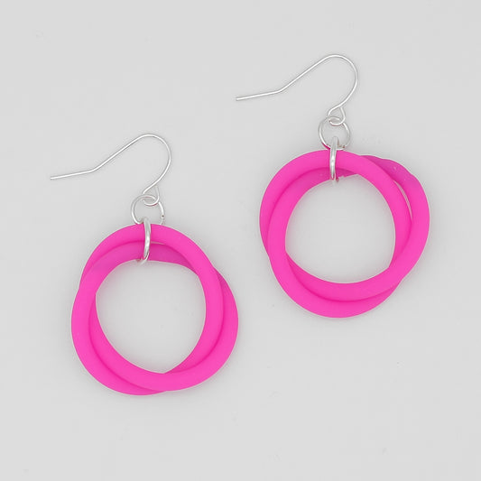 Pink Cefalu Swirl Earring