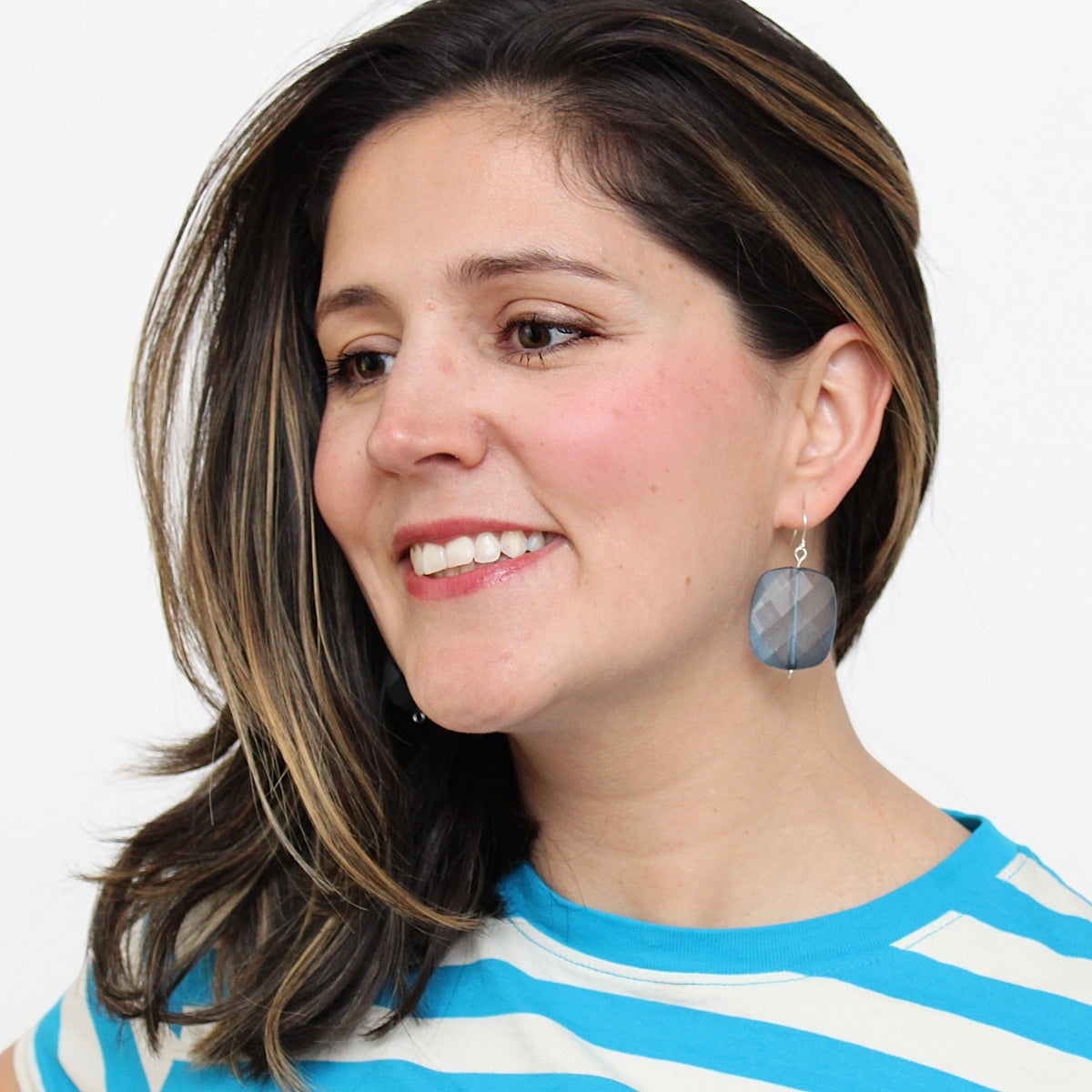 Blue Kalea Dangle Earring