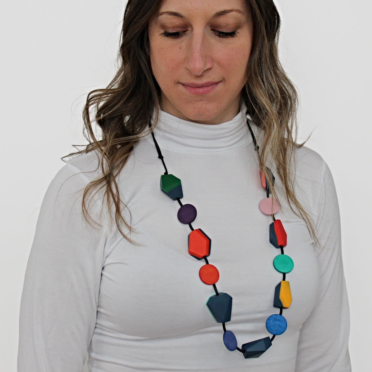 Repurposed Multi-Color Finn Necklace