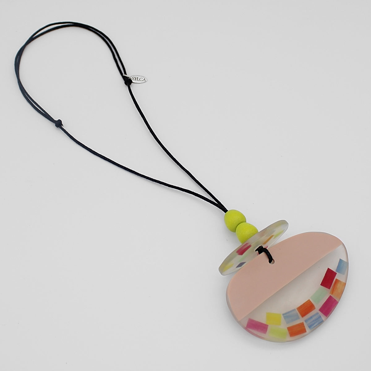 Peach and Multi Cami Pendant