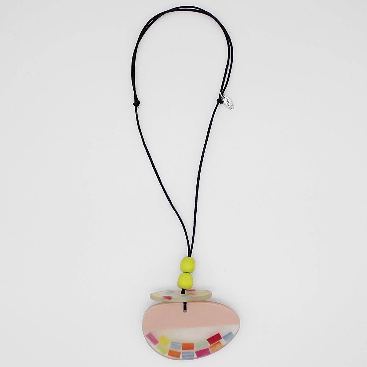 Peach and Multi Cami Pendant