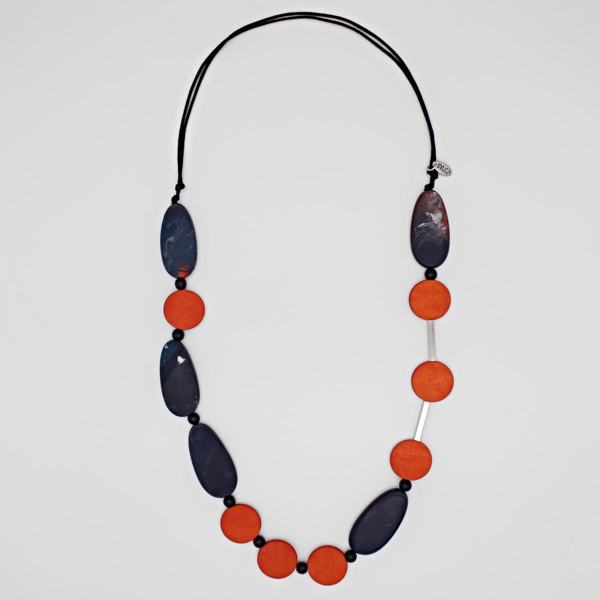 Orange Vella Necklace