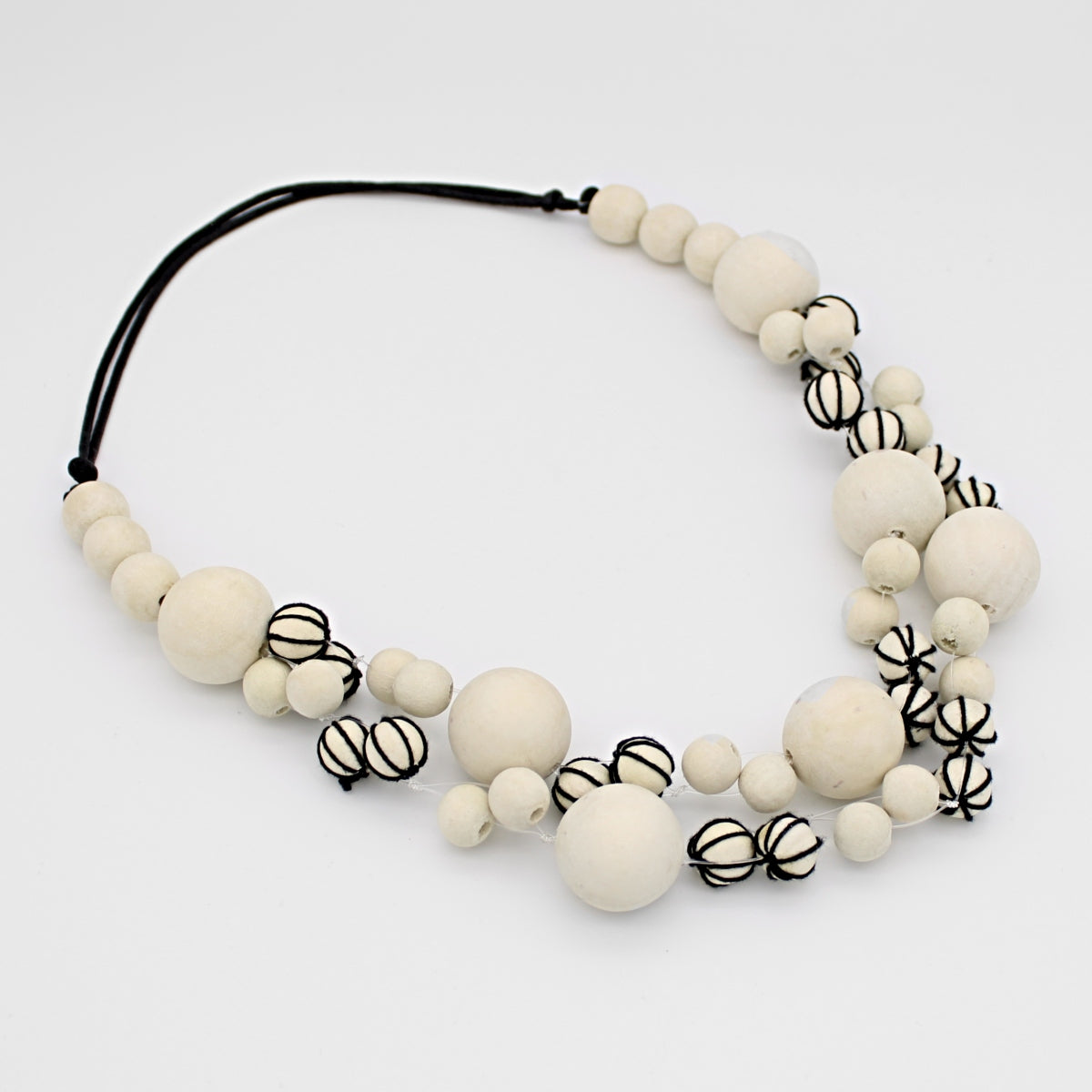 Cream Britta Bubble Necklace - Sylca Designs - Chunky Jewelry