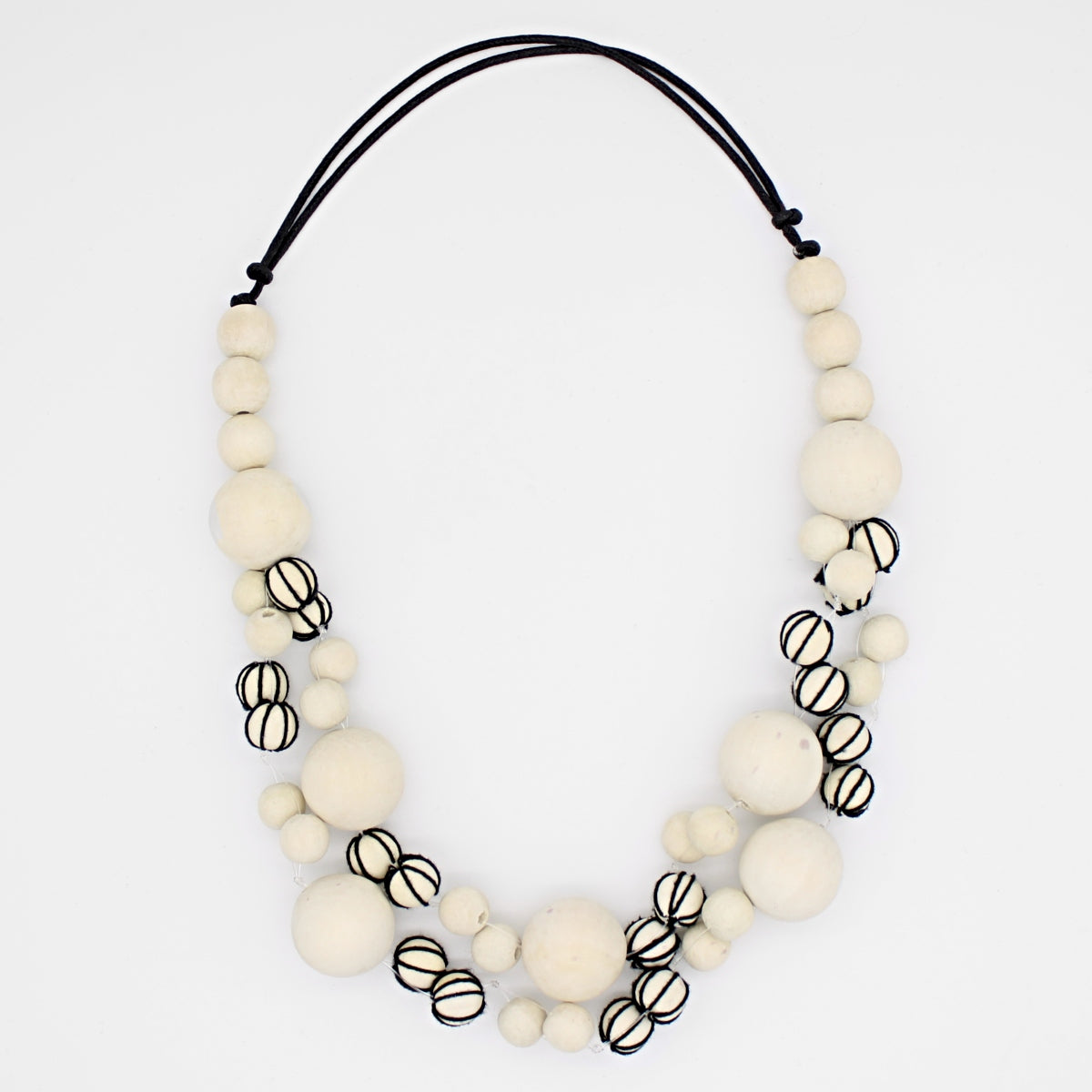 Cream Britta Bubble Necklace - Sylca Designs - Chunky Jewelry