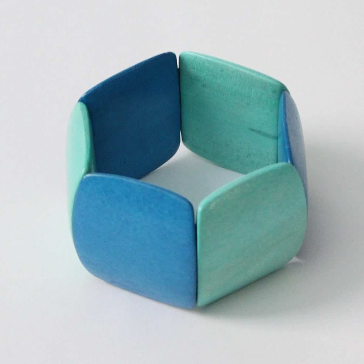 Blue wood Bracelet