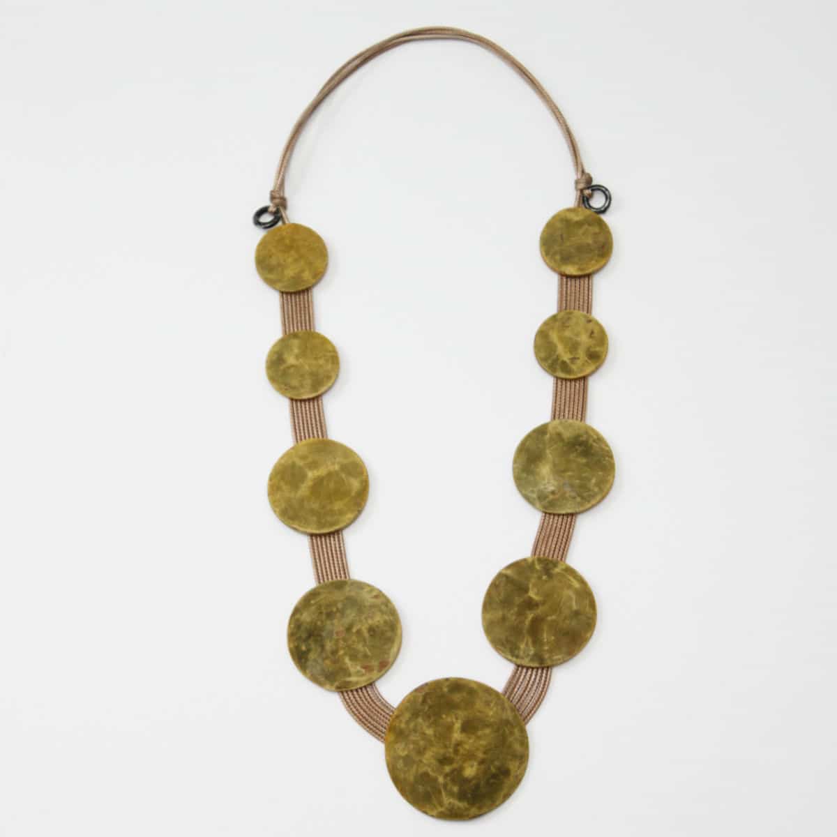 Mustard Yellow statement necklace