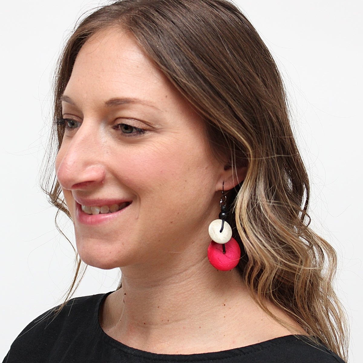 Red Desi Earrings